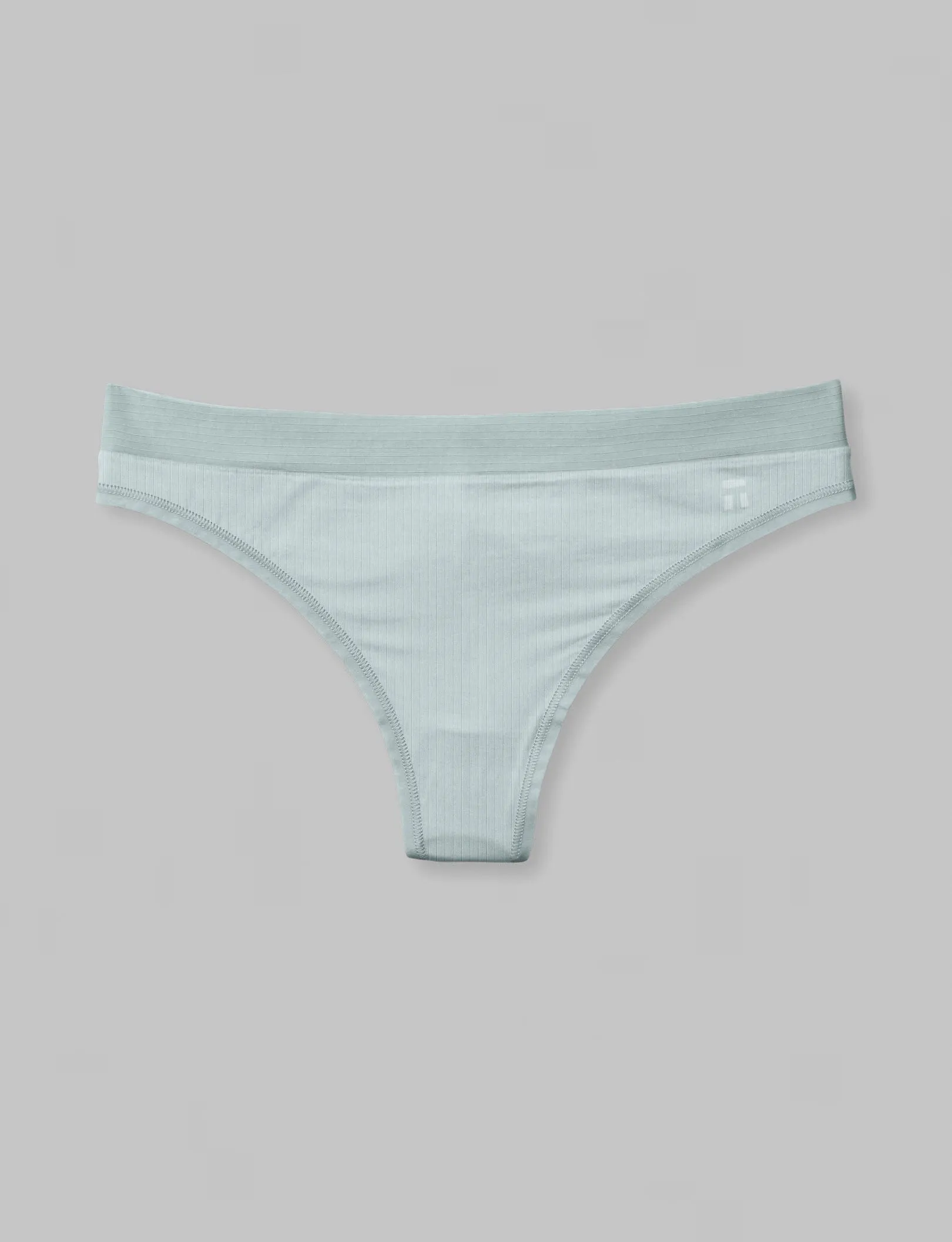 Women's Second Skin Luxe Rib Thong