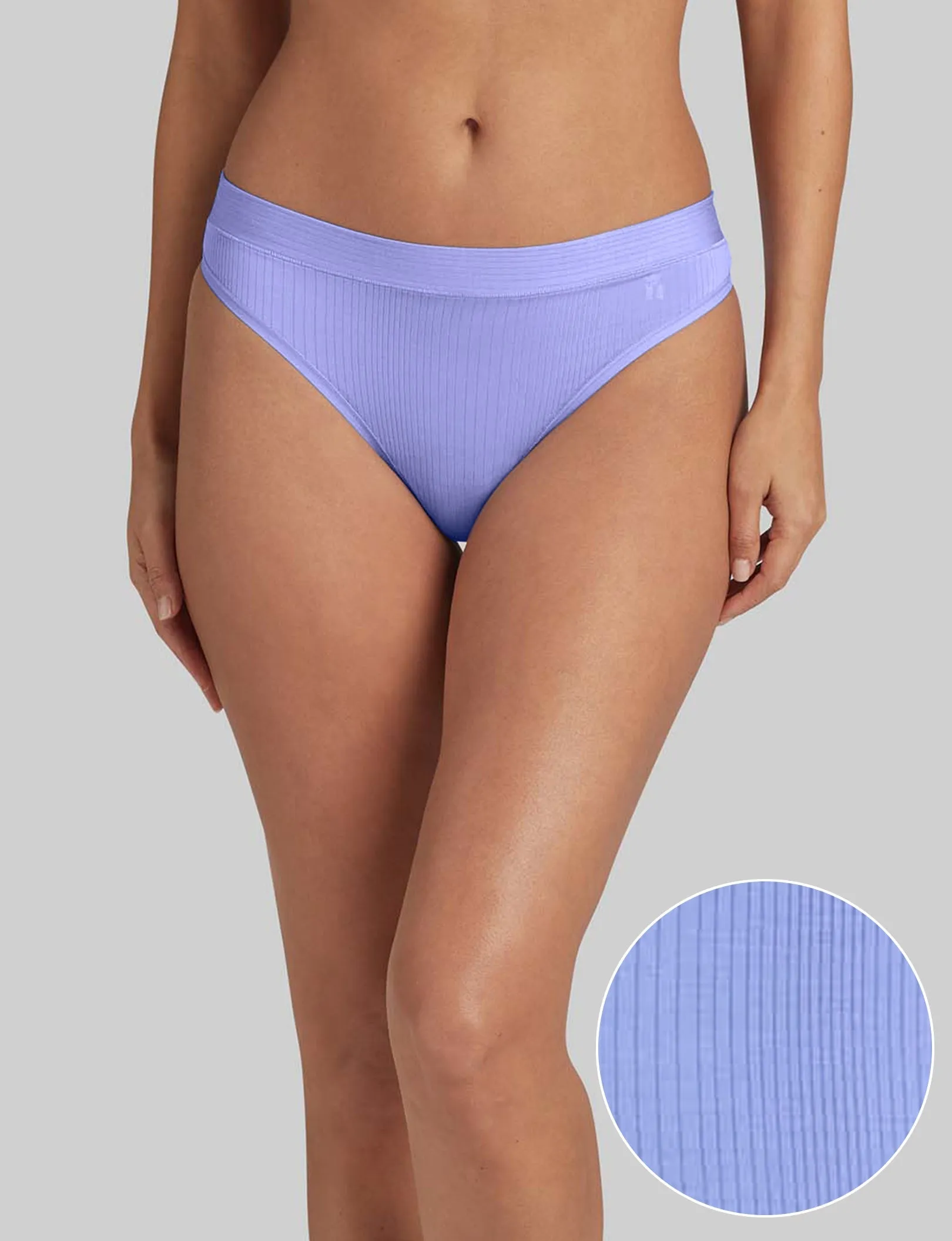 Women's Second Skin Luxe Rib Thong