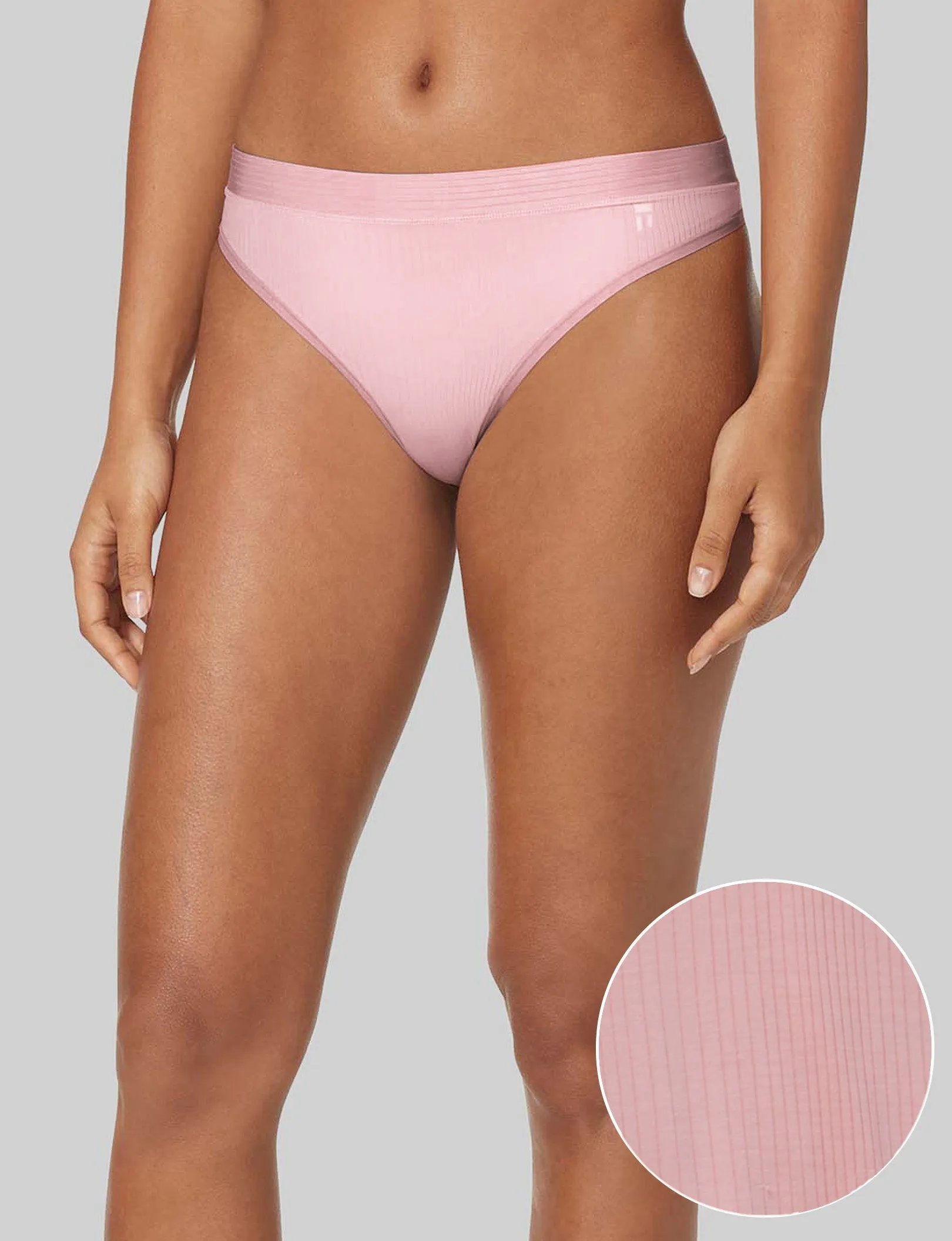 Women's Second Skin Luxe Rib Thong