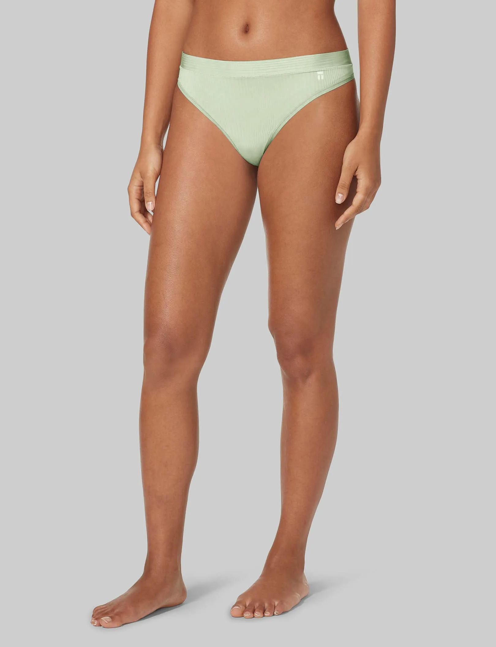 Women's Second Skin Luxe Rib Thong